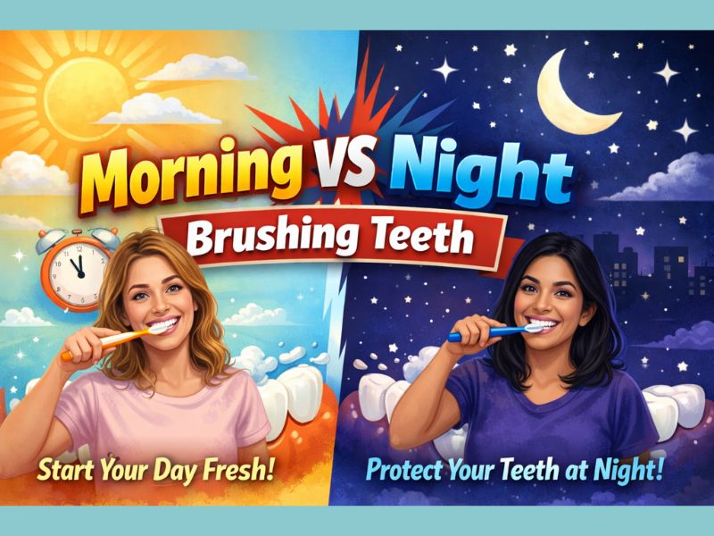 Morning vs. Night Brushing: Which Matters More for Healthy Teeth?