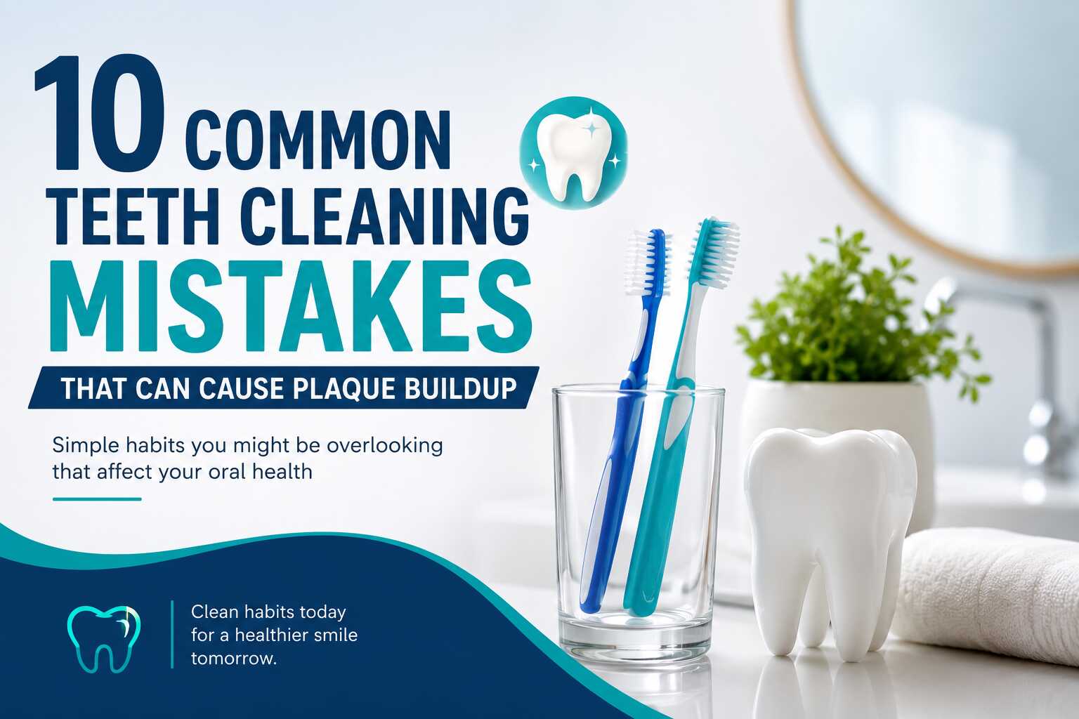 10 Common Teeth Cleaning Mistakes That Can Cause Plaque Buildup