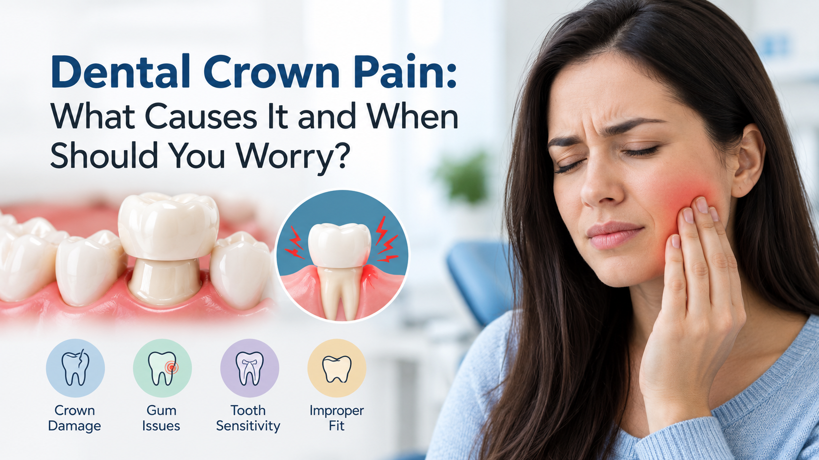 Dental Crown Pain: What Causes It and When Should You Worry?